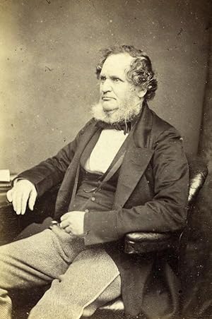 London Politicien Edward Smith Stanley Earl of Derby Old Photo CDV Walker 1866