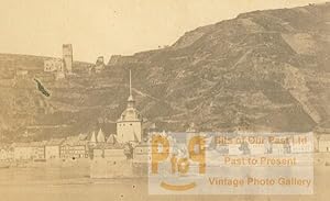 Immagine del venditore per Germany Pfalzgrafenstein Castle Pfalz Kaub old Bertrand CDV Photo 1860's venduto da Bits of Our Past Ltd