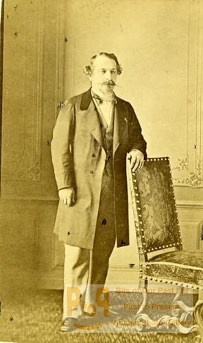 France Paris Emperor Napoleon III Old Levitsky CDV Photo 1860's