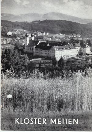 Imagen del vendedor de Kloster Metten. a la venta por Rheinlandia Verlag