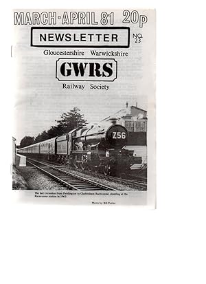 Image du vendeur pour Gloucestershire Warwickshire Railway Society. GWRS Newsletter (7 copies) mis en vente par VJ Books