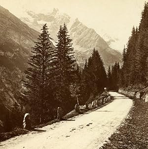 Austria Tyrol Trafoi Ortier Old Wurthle & Sohn Stereo Photo 1900's