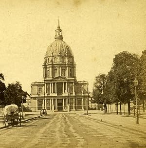 France Paris Invalides Old Debitte Stereo Photo 1875