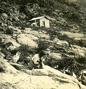 Argentina Andes Manufacturing Wafer Corn Old NPG Stereo Stereoview Photo 1900