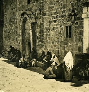 Middle East Palestine Bethlehem Church of the Nativity Old NPG Stereo Photo 1900