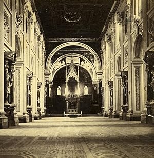 Image du vendeur pour Italy Rome Roma San Giovanni St. John Lateran Old Stereoview Photo Sommer 1865 mis en vente par Bits of Our Past Ltd