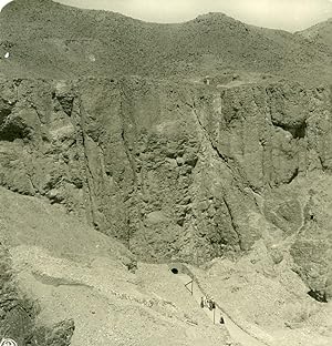 Egypt Luksor Louxor Valley of the Kings Old NPG Stereoview Photo 1900
