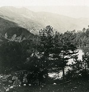 Caucasus Mountain Military Road Cei Village old Photo Stereoview NPG 1906