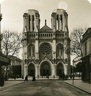 Seller image for France Nice Basilica of Notre-Dame Old Stereo Photo NPG 1905 for sale by Bits of Our Past Ltd