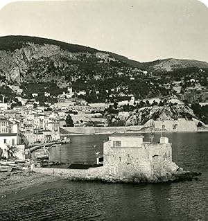 Seller image for France Villefranche Panorama General View Old Stereo Photo NPG 1905 for sale by Bits of Our Past Ltd