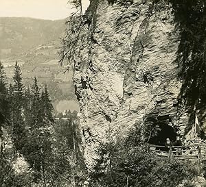 Austria Tyrol Peissenberg Old Stereoview Photo 1900