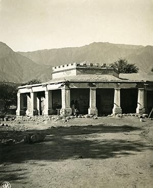 Argentina Andes Spanish castle ruins Old NPG Stereo Stereoview Photo 1900