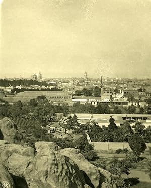 Peru Lima Panorama Old NPG Stereo Stereoview Photo 1900