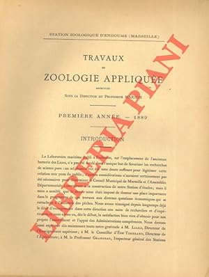 Travaux de Zoologie appliquè .