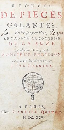 Recueil de pieces galantes en prose et en vers. De Madame la Comtesse de la Suze et de Monsieur P...