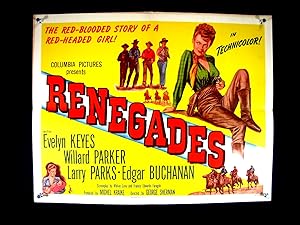 RENEGADES-EVELYN KEYES-1946-WESTERN-HALF SHEET FN