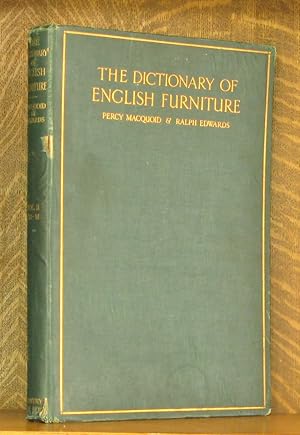 Seller image for THE DICTIONARY OF ENGLISH FURNITURE - VOL. 2 C-M (INCOMPLETE SET) for sale by Andre Strong Bookseller