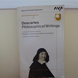 Bild des Verkufers fr Descartes: Philosophical Writings: A selection translated and edited by - zum Verkauf von Annandale Books