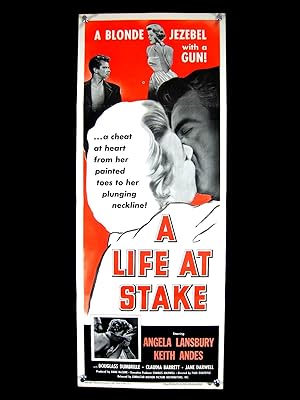 A LIFE AT STAKE-ANGELA LANSBURY-1955-ORIG INSERT-NM NM