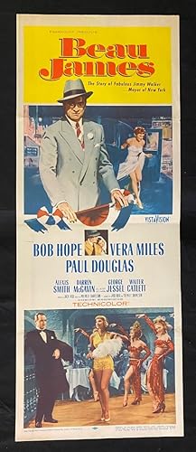 BEAU JAMES-1957-BOB HOPE-ORIGINAL-INSERT FN