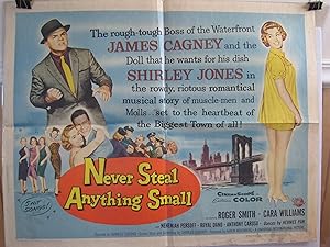 NEVER STEAL ANYTHING SMALL-CAGNEY-SHIRLEY JONES-NYC-HS VG