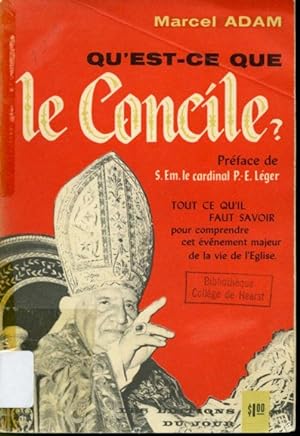 Image du vendeur pour Qu'est-ce que le Concile ? mis en vente par Librairie Le Nord