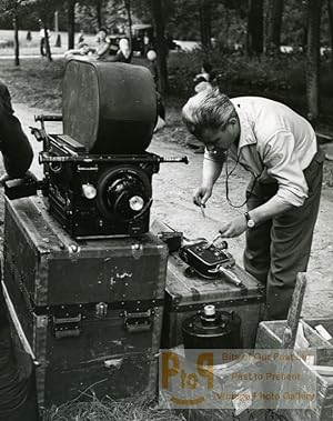 France Photographer Cameraman JP Rossignol Advertising old Photo 1960'