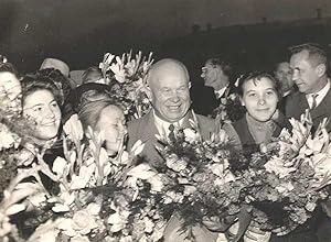 Russian President Nikita Khrushchev Trip to America 1959 Lot of 62 Old Photos