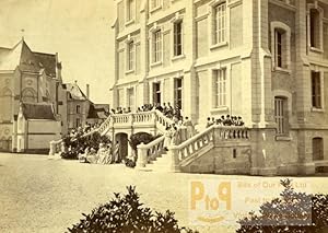 Seller image for France Tours Girls Boarding School Building old Blaise Cabinet Card Photo 1870 for sale by Bits of Our Past Ltd