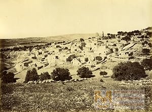 Palestine Bethany General view Syria old Felix Bonfils Photo 1870'
