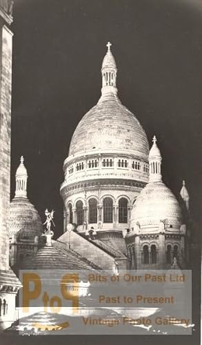 Sacre Coeur Church by night Paris Borremans Photo 1937