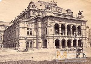 Opera House Wien Austria old Photo 1880'