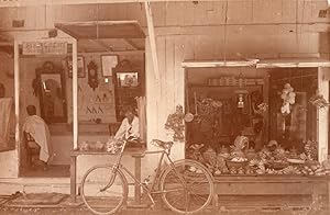 Borneo Island Samarinda Street Market old Photo 1920