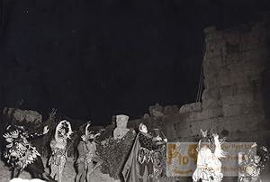 Jean Cocteau Renaud Armide Baalbek Lebanon Photo 1962