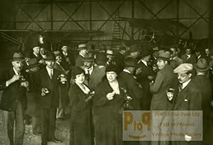 Aviation Le Bourget Airport Party Caudron Plane Old Photo 1930'