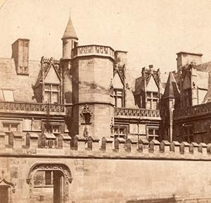 Image du vendeur pour Muse de Cluny Paris old stereoview Photo 1865 mis en vente par Bits of Our Past Ltd