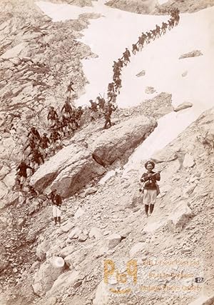 Alpes Mercantour Chasseurs Alpins Military Photo 1902 
