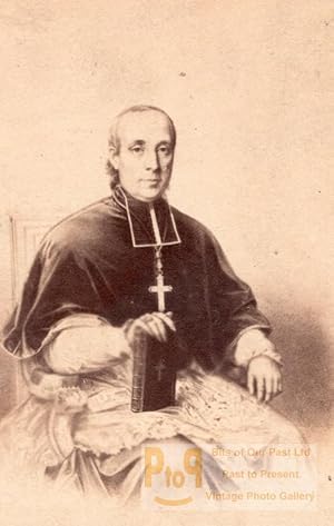 Bishop Jignoux France Religion old Furne CDV Photo 1860