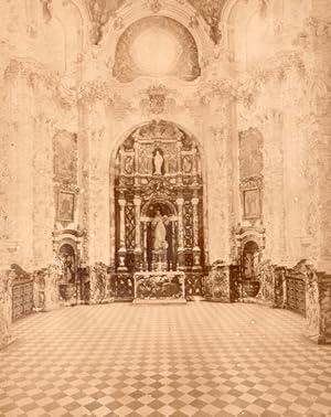 Spain Granada Church Interior old Photo Puig 1875'