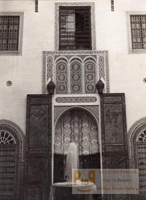 Morocco Interior House Fountain old Photo 1930'