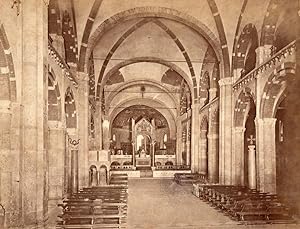 Milano San Ambrogio Church Italy Old Photo 1875'