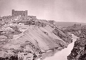 Imagen del vendedor de Spain Toledo panorama old Photo Hauser Menet 1897 a la venta por Bits of Our Past Ltd