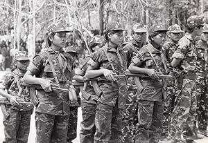 Young Red Khmers Khmero Thai Border old Photo 1984