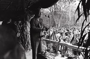 Cambodia Khmero Thai Border Prince Norodom Sihanouk Photo 1984