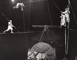 Moscow Circus Daghestan Funambuls Paris Photo 1956