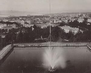 Norway Oslo Panoramic City View Old Photo 1890