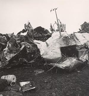 Morocco Casablanca Douglas Plane Crash Old Photo 1950