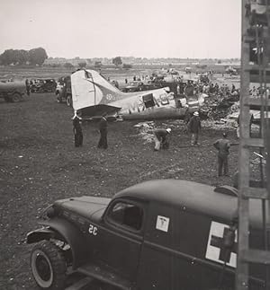 Imagen del vendedor de Morocco Casablanca Douglas Plane Crash Old Photo 1950 a la venta por Bits of Our Past Ltd