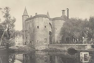 Bruges Sainte Croix Door Canal Belgium Old Photo 1920 Later Print