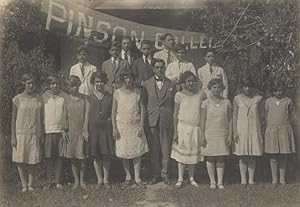 Cuba Camaguey Pinson College Old Photo 1926